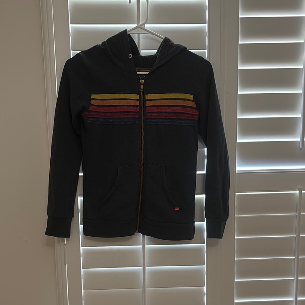 Aviator Nation black zip up